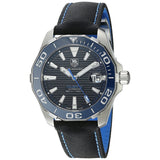 Tag Heuer Aquaracer Calibre 5 Automatic Black Dial Black Nylon Strap Watch for Men - WAY211B.FC6363