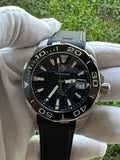 Tag Heuer Aquaracer Calibre 5 Automatic Black Dial Black Rubber Strap Watch for Men -  WAY211A.FT6151