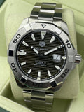 Tag Heuer Aquaracer Calibre 5 Automatic Sunray Brown Dial Silver Steel Strap Watch for Men - WAY2018.BA0927
