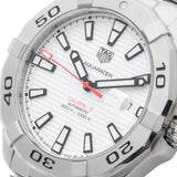Tag Heuer Aquaracer Calibre 5 Automatic White Dial Silver Steel Strap Watch for Men - WAY2013.BA0927
