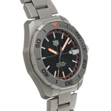 Tag Heuer Aquaracer Calibre 5 Bamford Limited Edition Black Dial Grey Steel Strap Watch for Men - WAY208C.FC6383