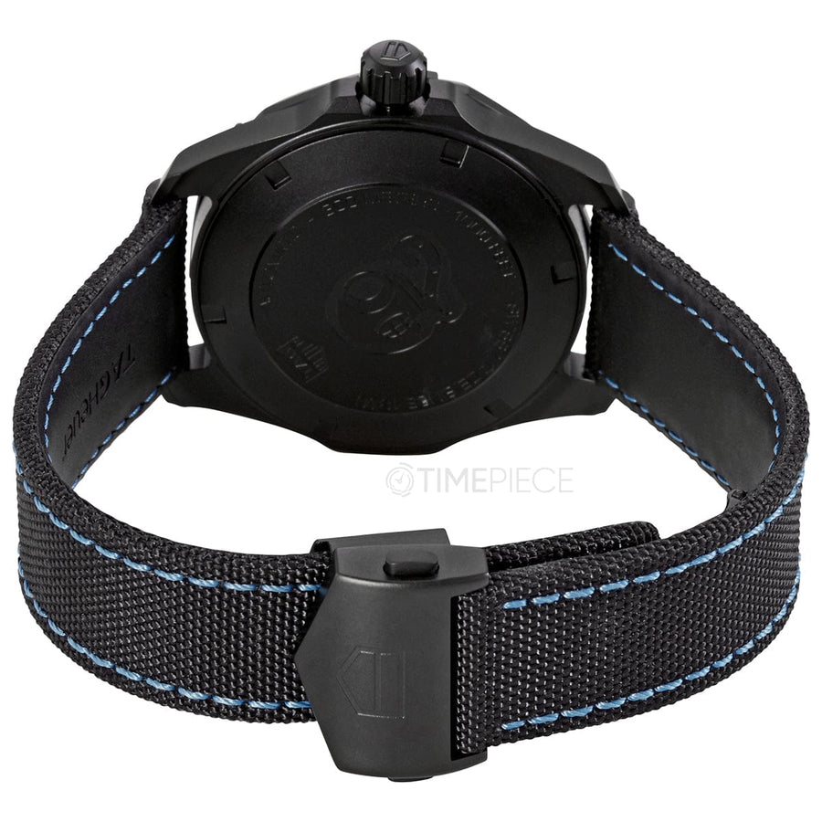 Tag Heuer Aquaracer Calibre 5 Black Nylon Strap Carbon Dial Watch for Men -  WBD218C.FC6447