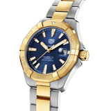 Tag Heuer Aquaracer Calibre 5 Blue Dial Two Tone Steel Strap Watch for Women - WBD2120.BB0930