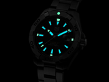 Tag Heuer Aquaracer Calibre 5 Grey Dial Silver Steel Strap Watch for Men - WBD2113.BA0928