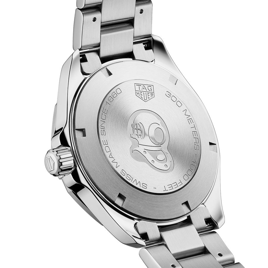 Tag Heuer Aquaracer Calibre 5 Grey Dial Silver Steel Strap Watch for Men - WBD2113.BA0928
