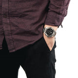 Tag Heuer Aquaracer Chronograph Black Dial Silver Steel Strap Watch for Men - CAY1110.BA0927