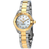 Tag Heuer Aquaracer Quartz Diamonds Mother of Pearl Dial Two Tone Steel Strap Watch for Men - WBD1422.BB0321