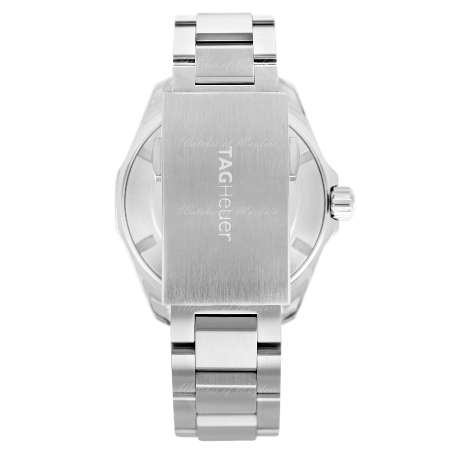 Tag Heuer Aquaracer Diamonds Mother of Pearl Dial Silver Steel Strap Watch for Women - WBD131B.BA0748