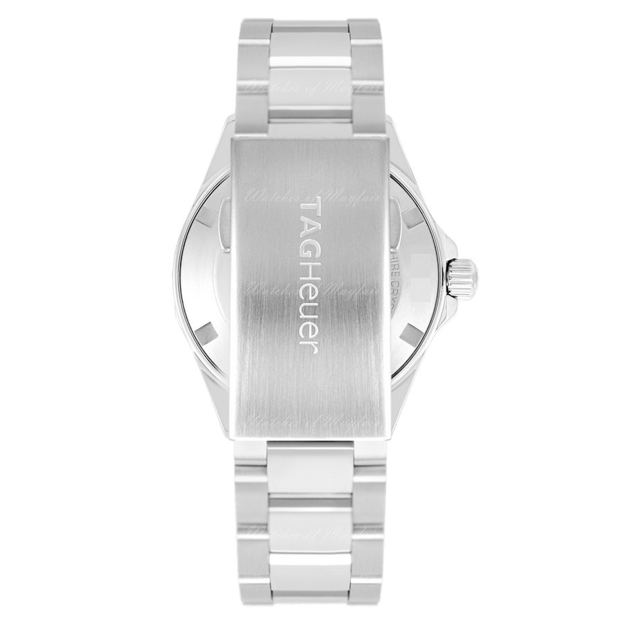 Tag Heuer Aquaracer Diamonds White Mother of Pearl Dial Silver Steel Strap Watch for Women - WBD1314.BA0740