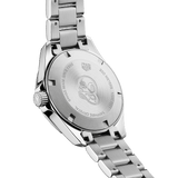 Tag Heuer Aquaracer Diamonds White Mother of Pearl Dial Silver Steel Strap Watch for Women - WBD1315.BA0740