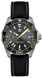 Tag Heuer Aquaracer Jeremy Lin Special Edition Grey Dial Black Nylon Strap Watch for Men - WAY211F.FC6362