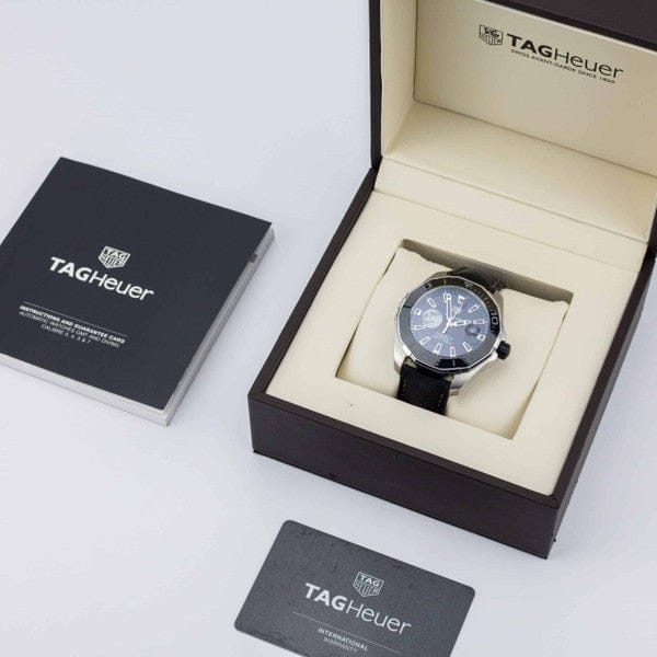 Tag Heuer Aquaracer Moon Black Dial Watch for Men - WAY201J.FC6370