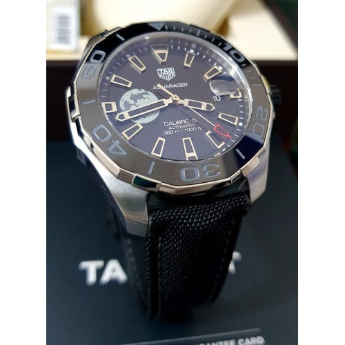 Tag Heuer Aquaracer Moon Black Dial Watch for Men - WAY201J.FC6370