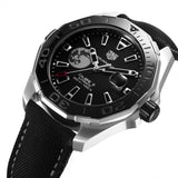 Tag Heuer Aquaracer Moon Black Dial Watch for Men - WAY201J.FC6370