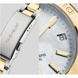 Tag Heuer Aquaracer Mother of Pearl Dial Two Tone Steel Strap Watch for Women - WBD1320.BB0320