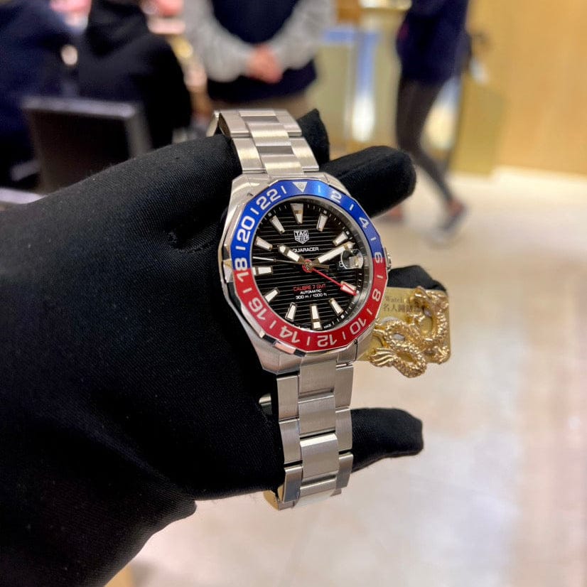 Tag Heuer Aquaracer Pepsi Black Dial Watch for Men - WAY201F.BA0927