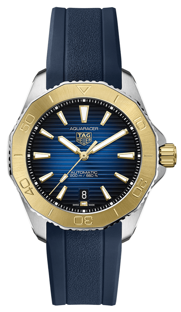 Tag Heuer Aquaracer Professional 200 Automatic Blue Dial Blue Rubber Strap Watch for Men - WBP2150.FT6210