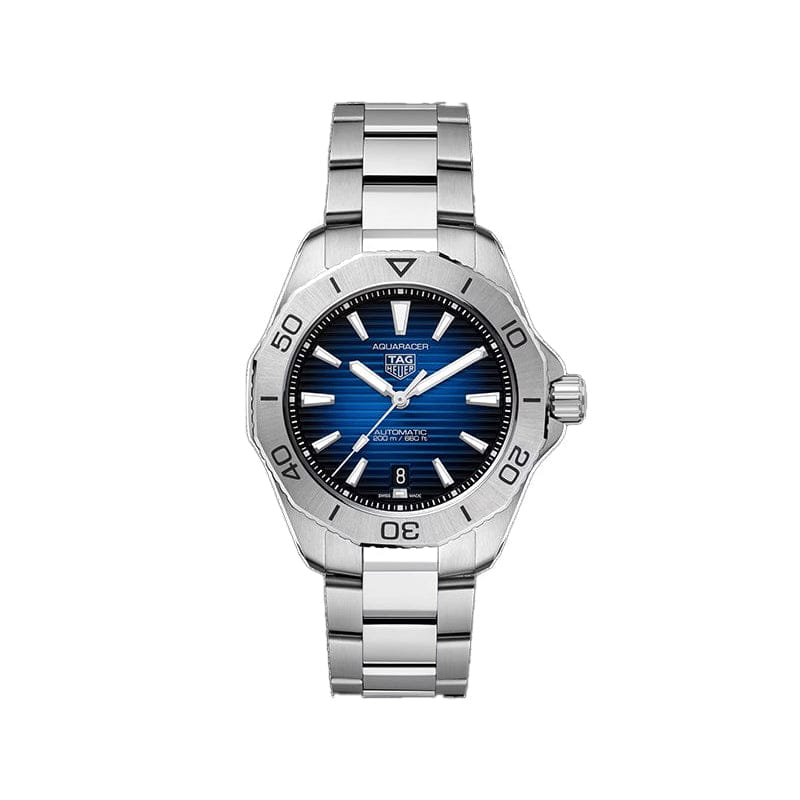 Tag Heuer Aquaracer Professional 200 Automatic Blue Dial Silver Steel Strap Watch for Men - WBP2111.BA0627