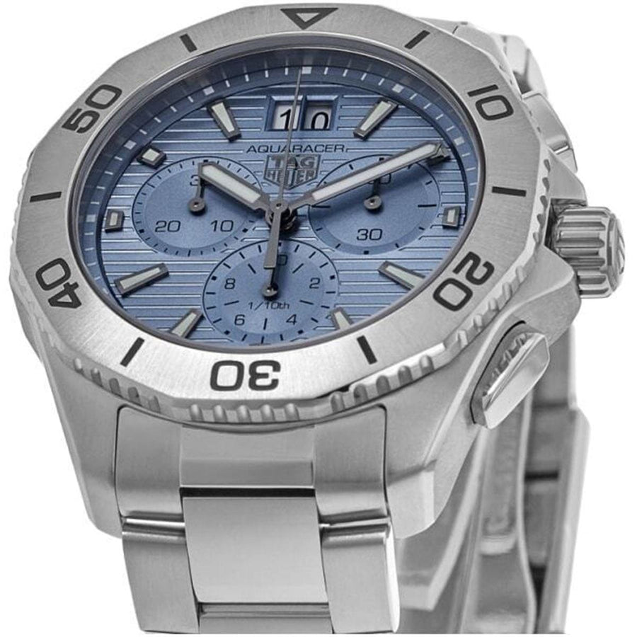 Tag Heuer Aquaracer Professional 200 Date Blue Dial Silver Steel Strap Watch for Men - CBP1112.BA0627