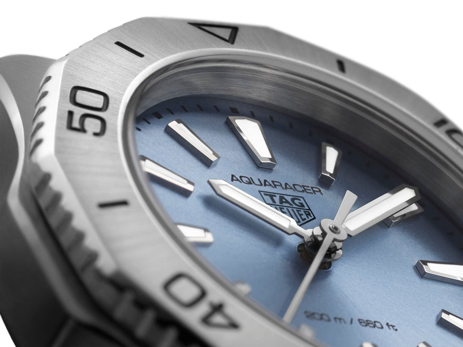 Tag Heuer Aquaracer Professional 200 Quartz Blue Dial Silver Steel Strap Watch for Women - WBP1415.BA0622