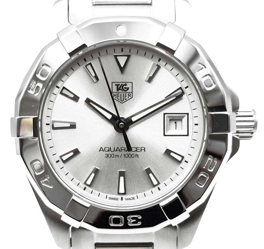 Tag Heuer Aquaracer Professional 200 Quartz White Dial Silver Steel Strap Watch for Women - WBP1411.BA0622