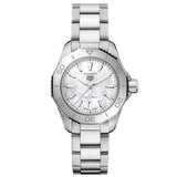 Tag Heuer Aquaracer Professional 200 Quartz White Dial Silver Steel Strap Watch for Women - WBP1411.BA0622