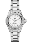 Tag Heuer Aquaracer Professional 200 Quartz White Dial Silver Steel Strap Watch for Women - WBP1411.BA0622