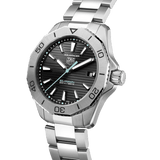Tag Heuer Aquaracer Professional 200 Solargraph Quartz Black Dial Silver Steel Strap Watch for Men - WBP1114.BA0000