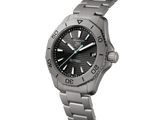 Tag Heuer Aquaracer Professional 200 Solargraph Quartz Black Dial Silver Steel Strap Watch for Men - WBP1180.BF0000
