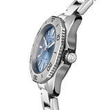 Tag Heuer Aquaracer Professional 200 Quartz Blue Dial Silver Steel Strap Watch for Women - WBP1415.BA0622