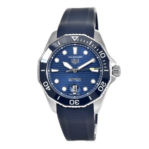 Tag Heuer Aquaracer Professional 300 Automatic Blue Dial Blue Rubber Strap Watch for Men - WBP201B.FT6198