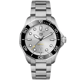 Tag Heuer Aquaracer Professional 300 Automatic Silver Dial Silver Steel Strap Watch for Men - WBP201C.BA0632