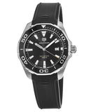 Tag Heuer Aquaracer Quartz Black Dial Black Rubber Strap Watch for Men -  WAY101A.FT6141