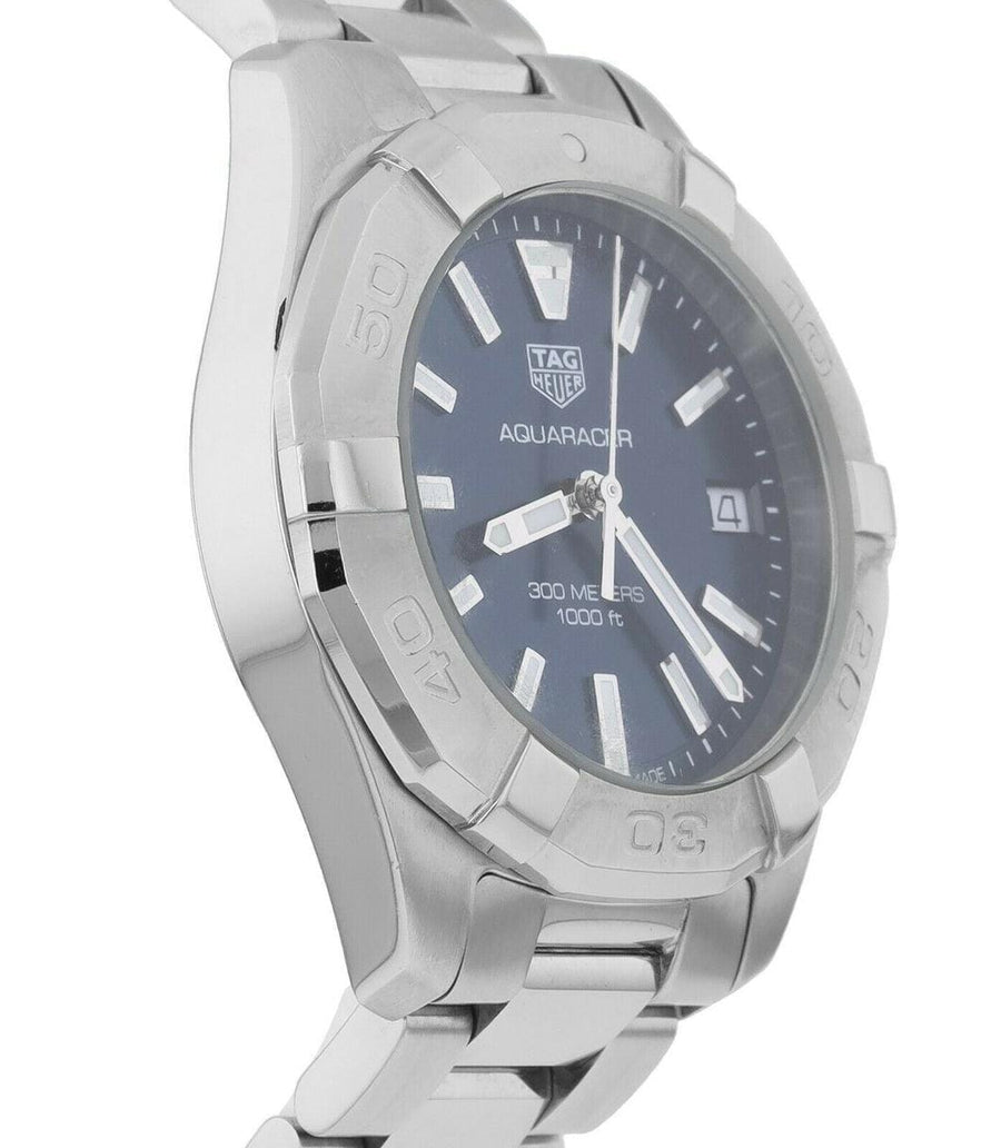 Tag Heuer Aquaracer Quartz Blue Dial Silver Steel Strap Watch for Women - WBD1312.BA0740