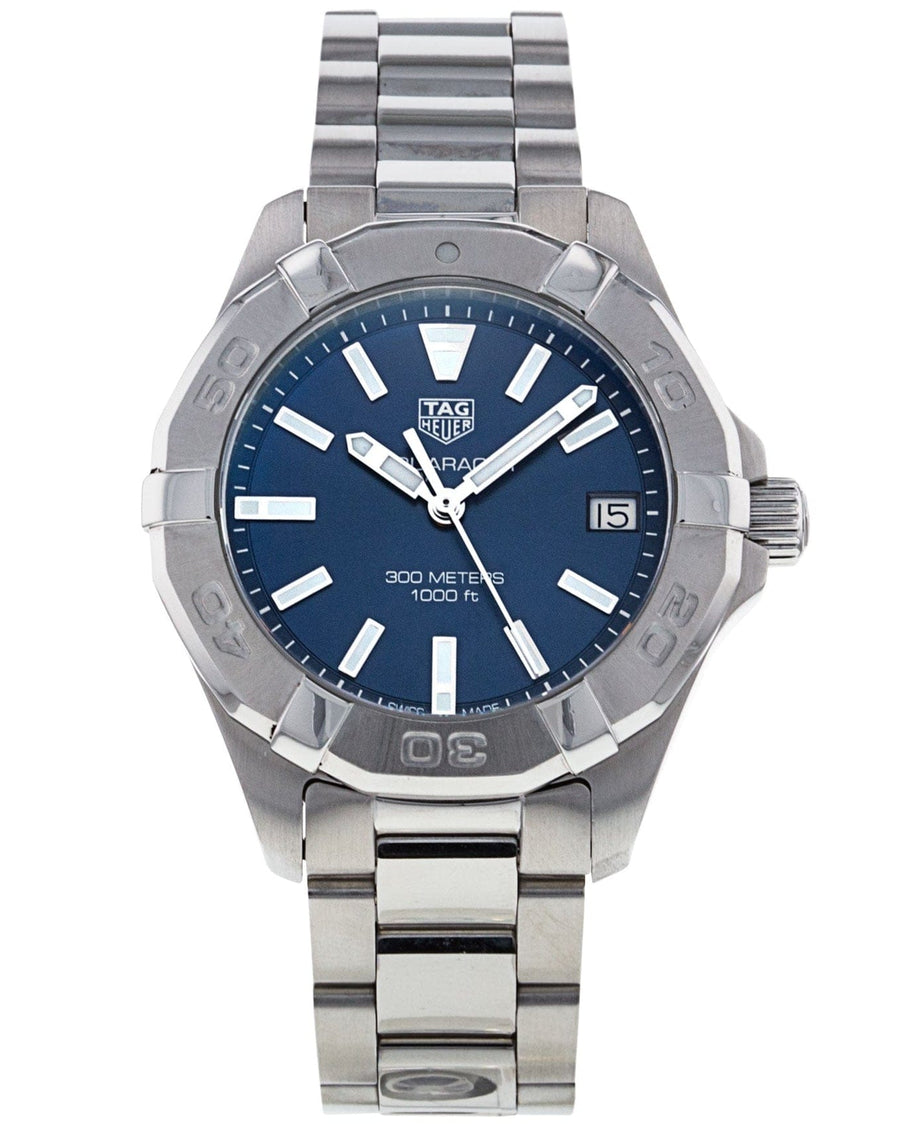 Tag Heuer Aquaracer Quartz Blue Dial Silver Steel Strap Watch for Women - WBD1312.BA0740