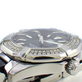 Tag Heuer Aquaracer Quartz Diamonds Black Dial Two Tone Steel Strap Watch for Men - WAY131E.BA0913