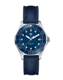 Tag Heuer Aquaracer Quartz Mother of Pearl Blue Dial Blue NATO Strap Watch for Women - WAY131L.FT6091