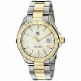 Tag Heuer Aquaracer Quartz White Dial Two Tone Steel Strap Watch for Men - WAY1120.BB0930