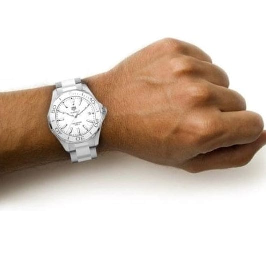 Tag Heuer Aquaracer Quartz White Dial Two Tone Steel Strap Watch Women - WAY131B.BA0914