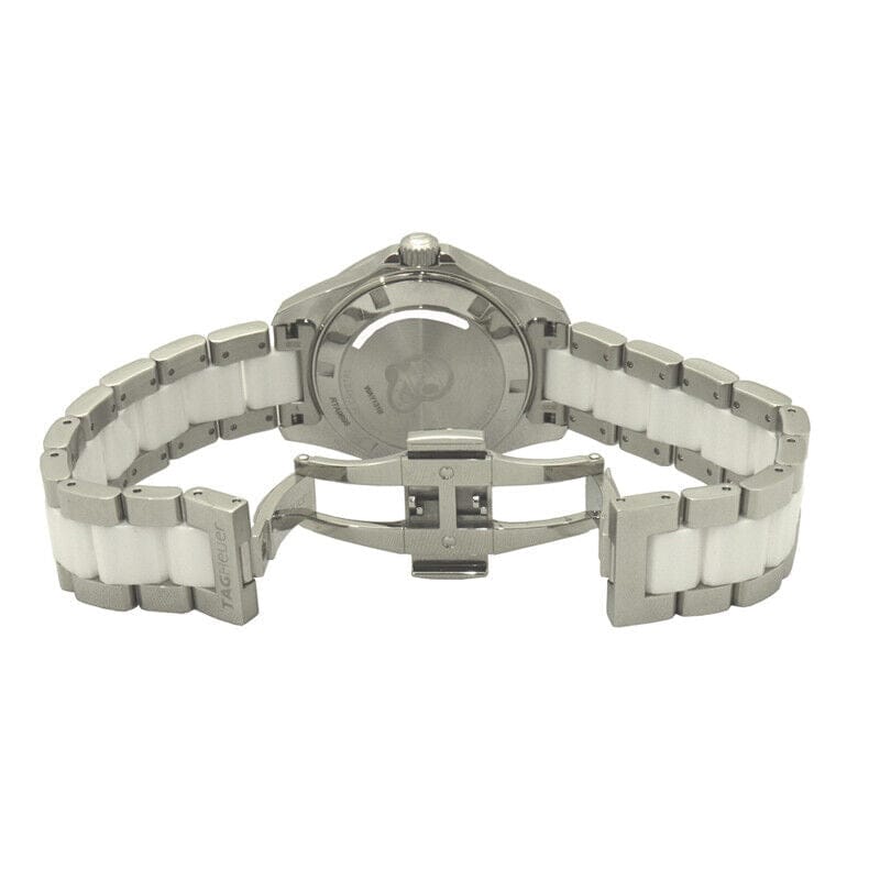 Tag Heuer Aquaracer Quartz White Dial Two Tone Steel Strap Watch Women - WAY131B.BA0914