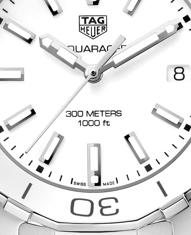 Tag Heuer Aquaracer Quartz White Dial Two Tone Steel Strap Watch Women - WAY131B.BA0914