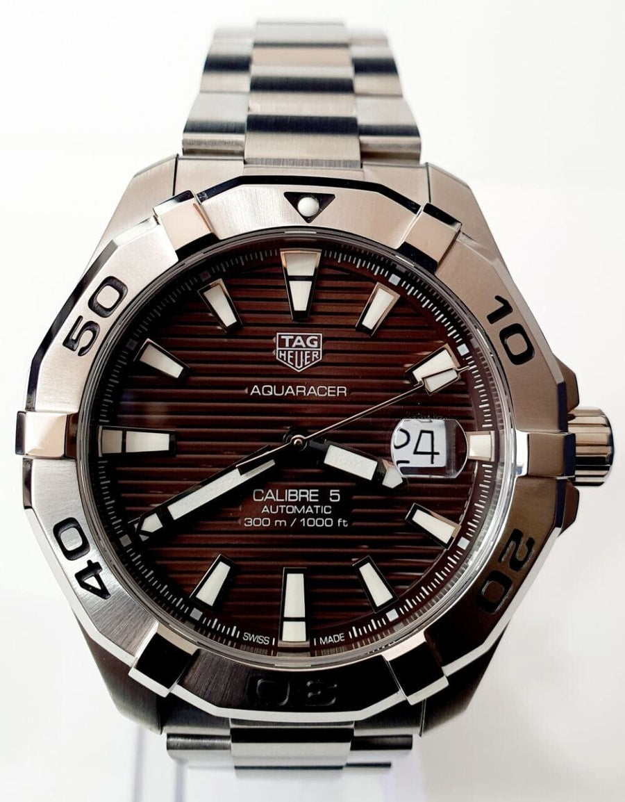 Tag Heuer Aquaracer Sunray Brown Dial Watch for Men - WAY2018.BA0927
