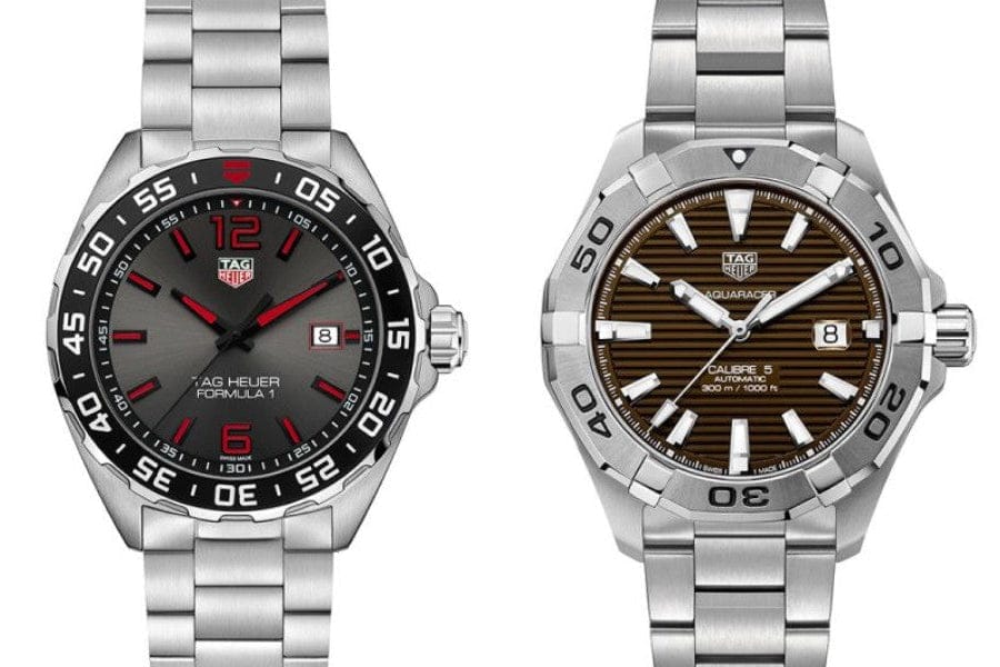 Tag Heuer Aquaracer Sunray Brown Dial Watch for Men - WAY2018.BA0927