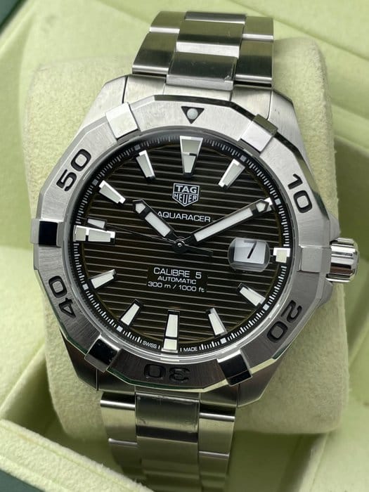 Tag Heuer Aquaracer Sunray Brown Dial Watch for Men - WAY2018.BA0927