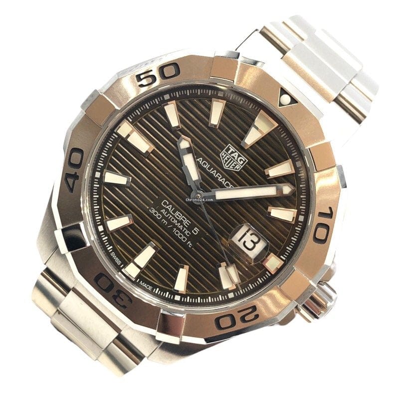 Tag Heuer Aquaracer Sunray Brown Dial Watch for Men - WAY2018.BA0927