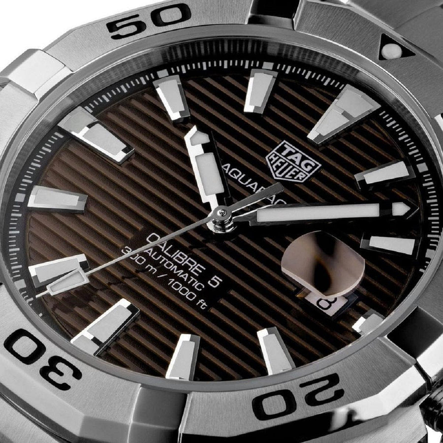 Tag Heuer Aquaracer Sunray Brown Dial Watch for Men - WAY2018.BA0927