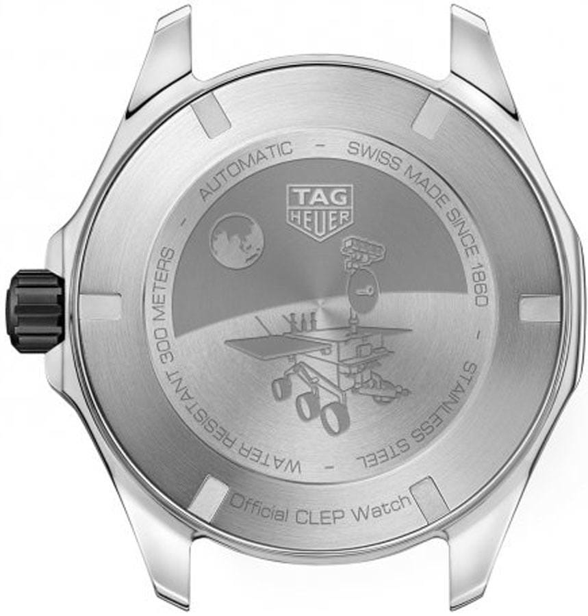Tag Heuer Aquaracer Calibre 5 Moon Black Dial Black Nylon Strap Watch for Men - WAY201J.FC6370