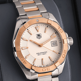 Tag Heuer Aquaracer White Dial Watch for Men - WAY1150.BD0911