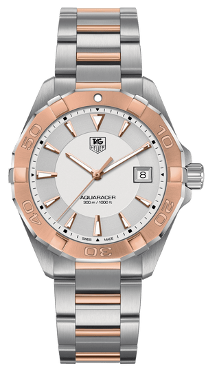 Tag Heuer Aquaracer White Dial Watch for Men - WAY1150.BD0911