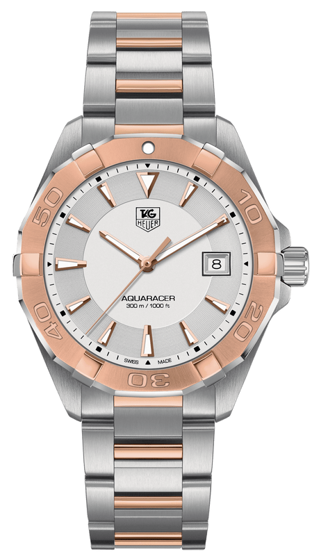 Tag Heuer Aquaracer White Dial Watch for Men - WAY1150.BD0911